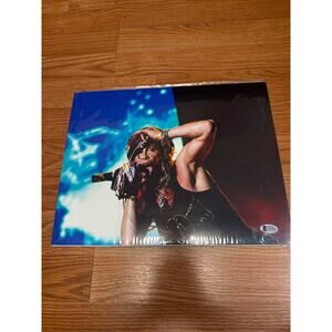 Steven Tyler Signed 11x14 Photo with Beckett Authentication Aerosmith